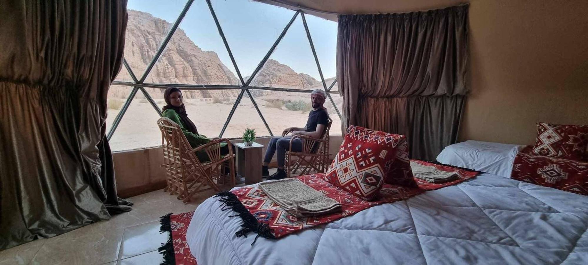 Zarb Desert Camp Wadi Rum Bagian luar foto